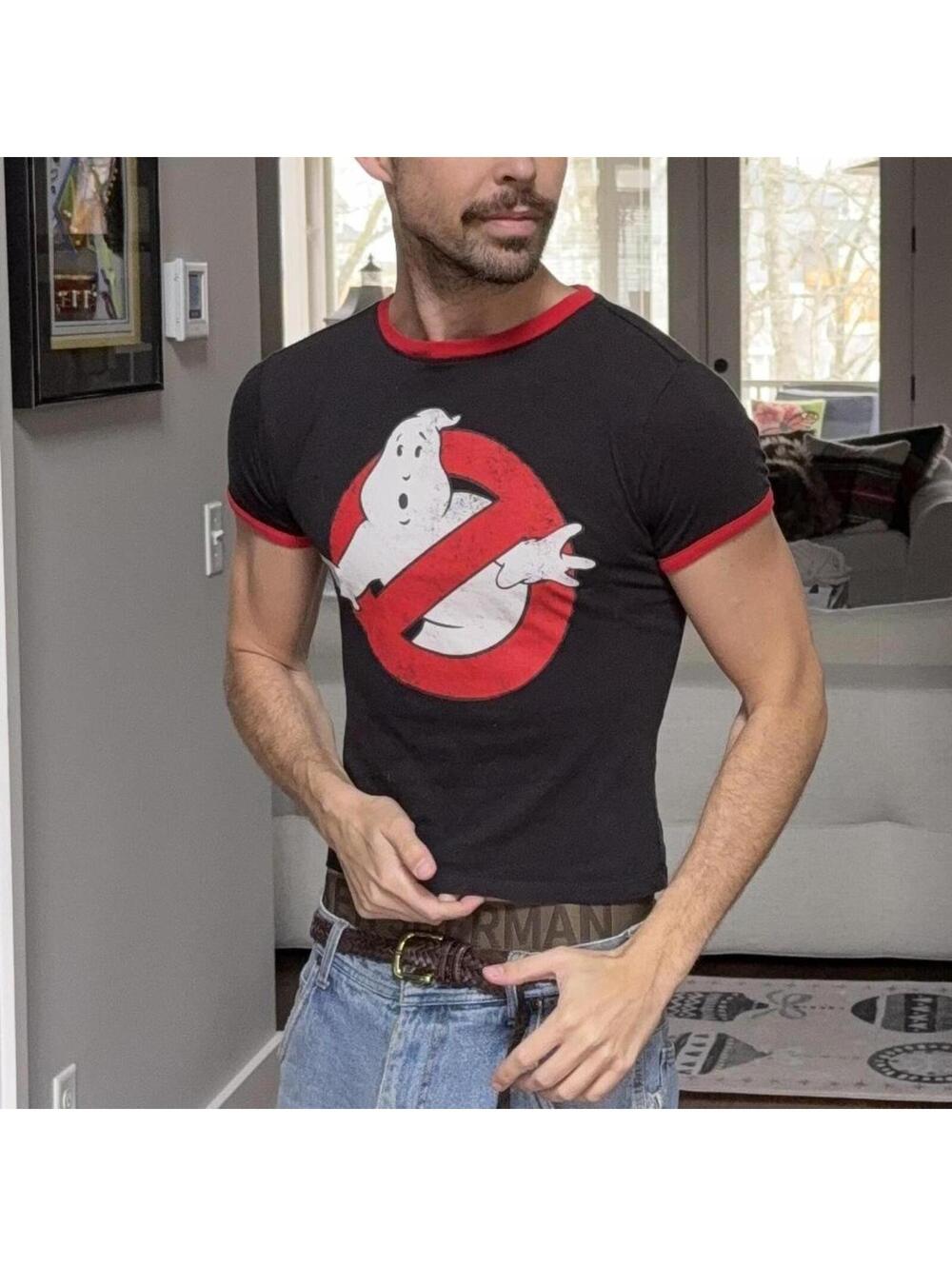 👻 Ghostbusters Ringer Baby Tee – Youth M